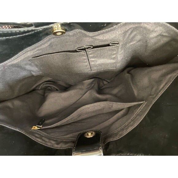 Talbots Black Woven Summer/Spring Purse - Picture 10 of 10